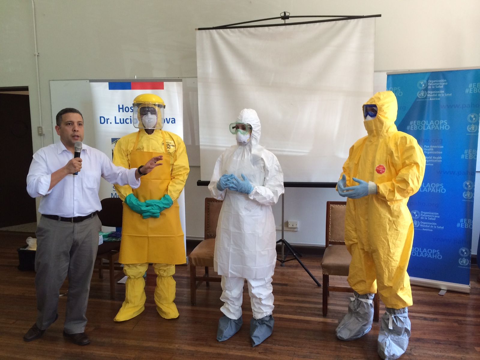 Capacitación sobre manejo clínico del ébola para profesionales médicos y de enfermería de América La